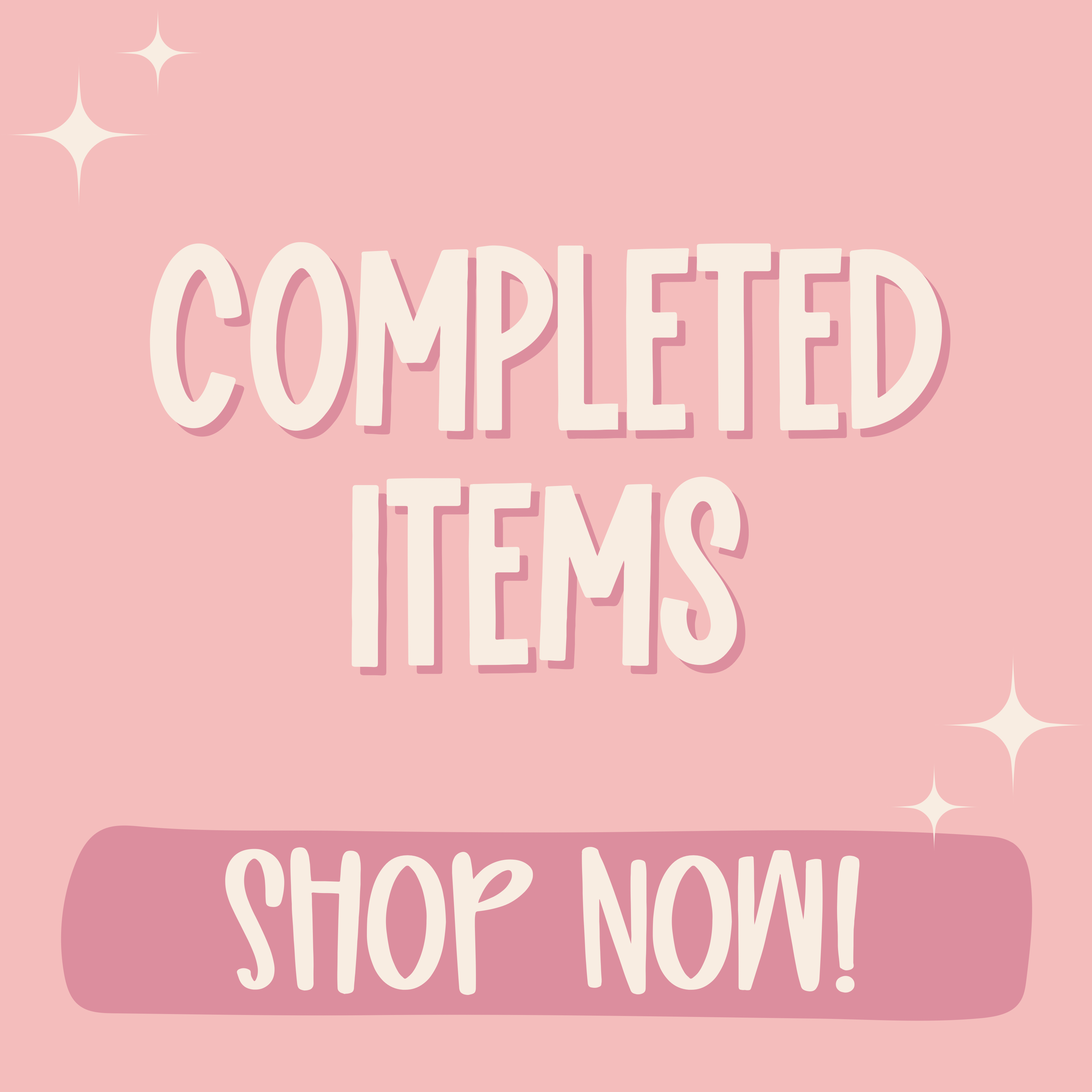 Completed Items