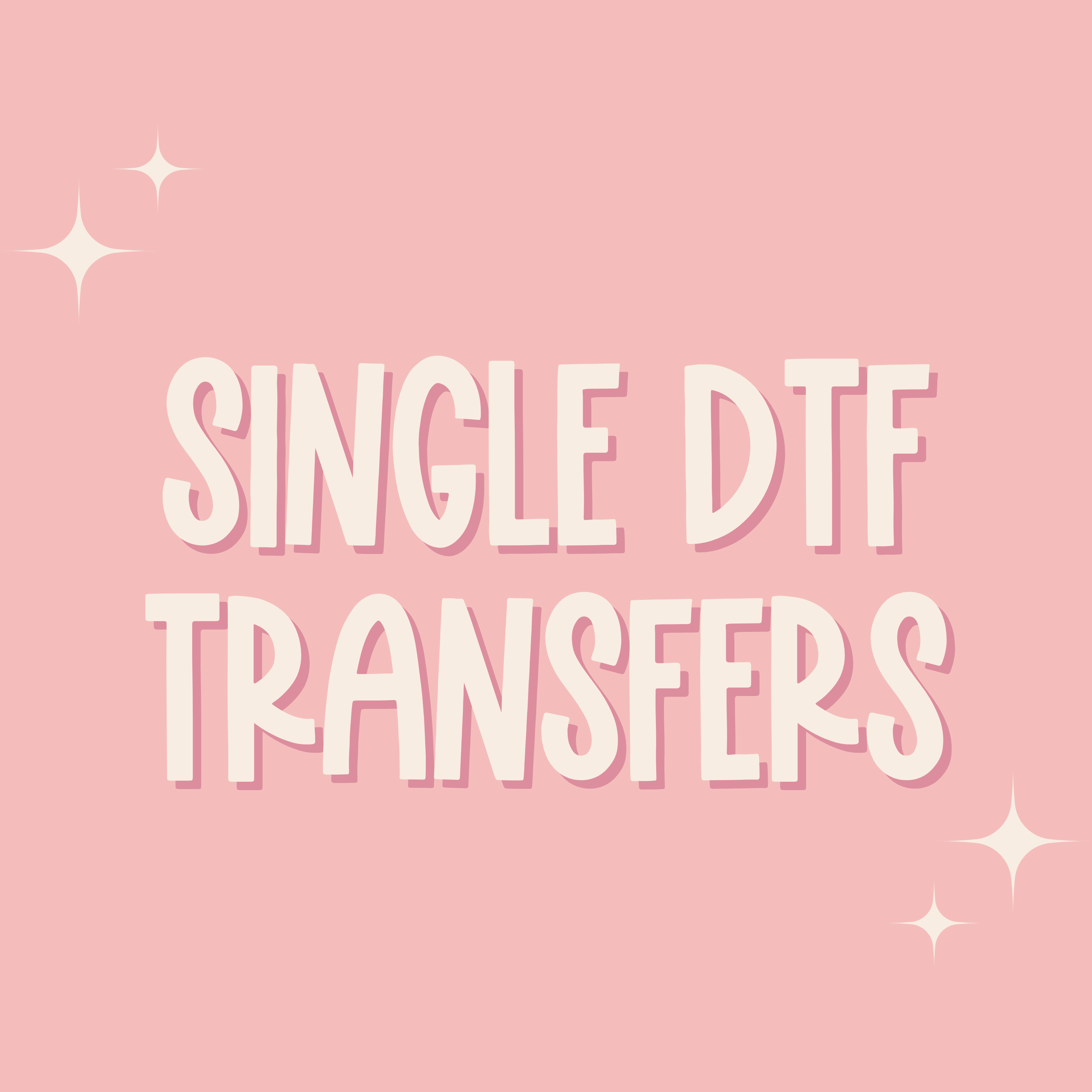 Single DTF Transfer