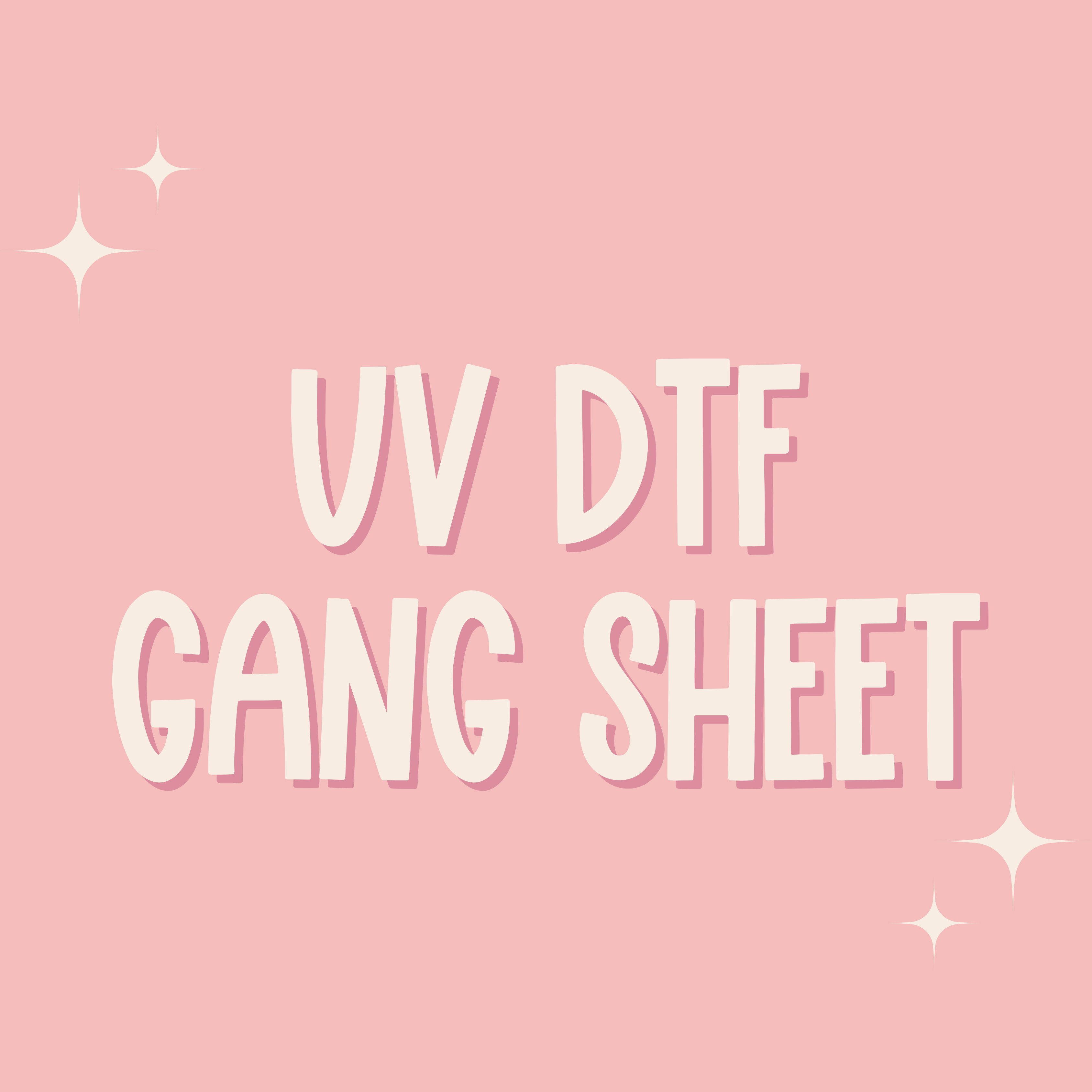 UV DTF Gang Sheet